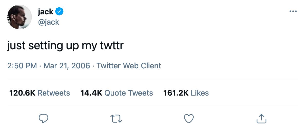 First Tweet ever